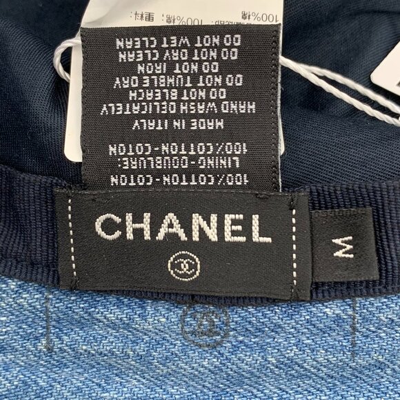 Chanel Blue Cotton Bucket Hat main image 7